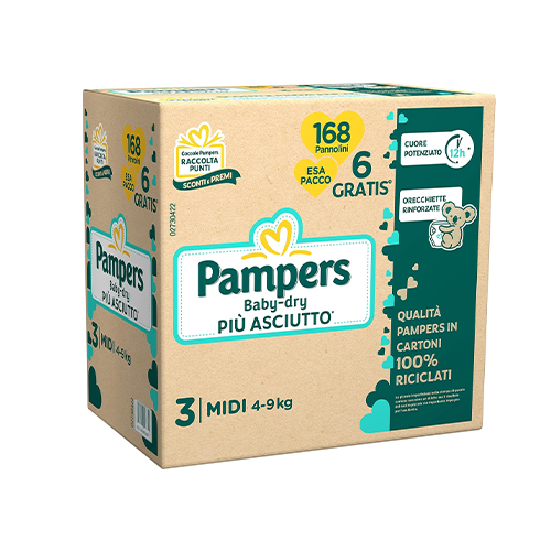 Pampers Baby Dry EsaPack MIDI x168